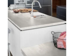 Best Kaindl Arbeitsplatte Beton Opalgrey 260 cm x 60 cm x 2,8 cm Beton Art Opal