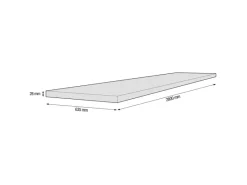 Kaindl Arbeitsplatte Beton 280 cm x 63,5 cm x 2,8 cm< Einbauküchen