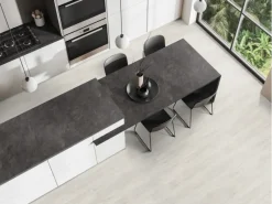 Outlet Kaindl Arbeitsplatte Schiefer Vulcano 410 cm x 60 cm x 3,8 cm
