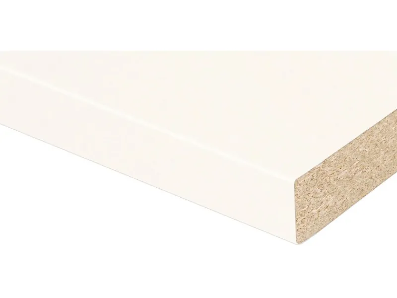 Kaindl Arbeitsplatte Weiß 90 cm x 3,8 cm Meterware< Kücheninseln|Küchenrückwände