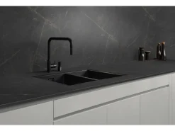 New Kaindl Wandabschlussprofil 300 cm x 2,4 cm Marmor Emperador