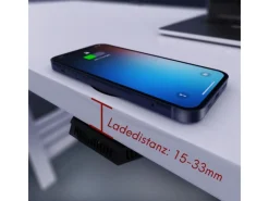 kalb Alien QI Unterbau Ladegerät Schwarz Ladedistanz 15-33mm Smart Wireless< Haushaltsgeräte