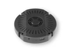 New kalb DualCharge 10W Drahtlos Ladegerät Mit 15W USB Ausgang Unterbau Bis 30 mm Unsichtbar Induktionsladegerät Mit Lüfter Netzteil 1200 mm Kabel