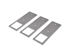 kalb  LED Unterbauleuchten Edelstahl Gebürstet 5W Küchenleuchte 3er Set neutralweiß< Küchenschränke