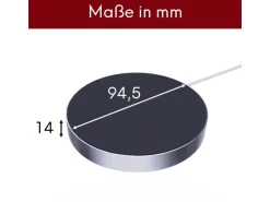 kalb 12VDC QI Unterbau Und Einbau Ladegerät Grau Ladedistanz 3 - 18 mm Wireless< Haushaltsgeräte