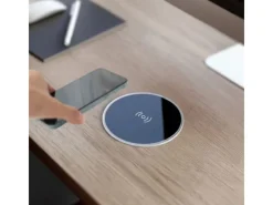 Haushaltsgeräte<kalb 15W Einbau Drahtlos Ladegerät USB-C Druchmesser 60mm Schnell Ladestation für Smartphones Möbel Induktion Schnellladegerät Wireless Charger Platio