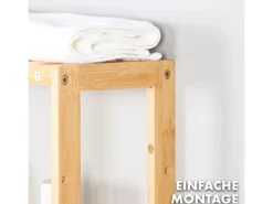 Karat Küchenregale<Bambus Wandregal WyomIng Elegantes Schweberegal Mit 3 Etagen