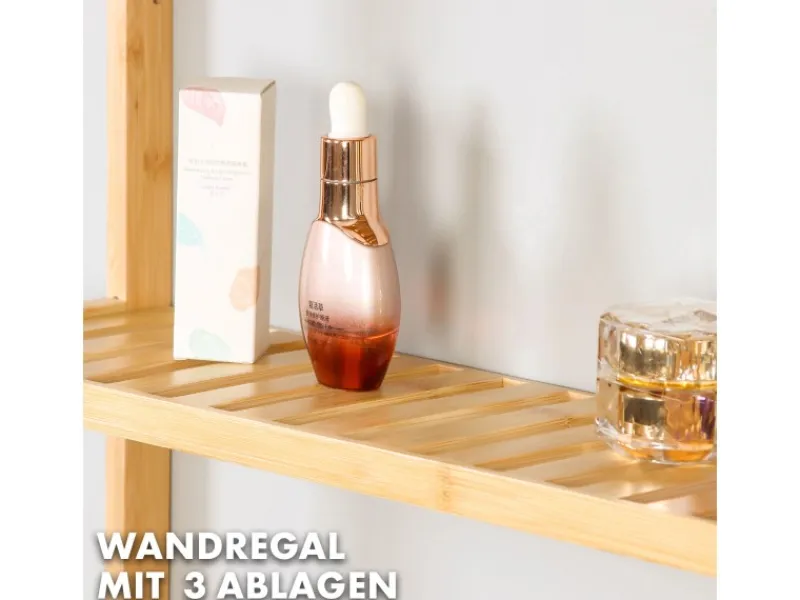 Karat Küchenregale<Bambus Wandregal WyomIng Elegantes Schweberegal Mit 3 Etagen
