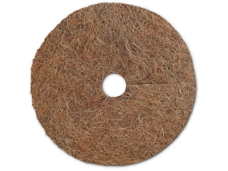 Clearance Karat Mulchscheiben Kokos Pflanzenschutzmatte Winterschutz Kokosfaser 1 Stück Ø 15 cm