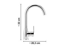 Best Küchenarmatur Lattari Einhebel Chrom-Optik