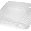 Online Keeeper Geschirrabtropfkorb Pierre mit Tablett  39,5 cm  x 39,5 cm x 8 cm Transp