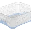 Keeeper Stapelkorb Jonas Rutschfest DIN A6 Nordic Blue 20 cm x 16 cm x 7 cm< Küchenhelfer