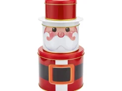 Keksdose Weihnachtsmann Ø 13,5 cm x 25,5 cm< Vorratsdosen