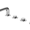 Keuco 4-Loch-Wannenarmatur Edition 400 51530 Chrom 220 mm Auslauf< Einhebelmischer
