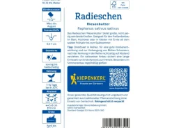Clearance Kiepenkerl Radieschen Radies "Riesenbutter"