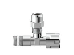 Kirchhoff Ersatzteile Küchenarmatur<Eckventil mit Schubrosette 16,7 mm (3/8"AG) x 10 mm Chrom