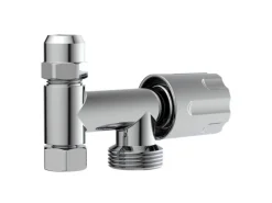 Kirchhoff Zubehör Für Küchenarmatur<GA-Zusatzventil 15 mm (3/8"IG) x 26,4 mm (3/4"AG) x 16,7 mm x 10 mm