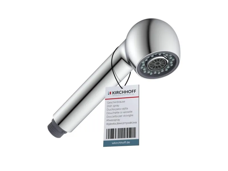 Kirchhoff Geschirrbrause für Niederdruck 13 mm (1/2") Chrom< Ersatzteile Küchenarmatur|Zubehör Für Küchenarmatur