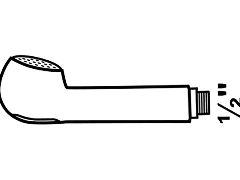 Kirchhoff Geschirrbrause für Niederdruck 13 mm (1/2") Chrom< Ersatzteile Küchenarmatur|Zubehör Für Küchenarmatur