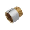 Hot Kirchhoff Hahnverlängerung 18,7 mm (1/2" IG) x 21 mm (1/2" AG) x 15 mm Chrom