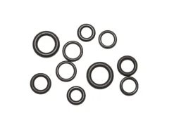 Hot Kirchhoff O-Ring-Sortiment Gummi 5 Größen Schwarz 5 x 2 Stück