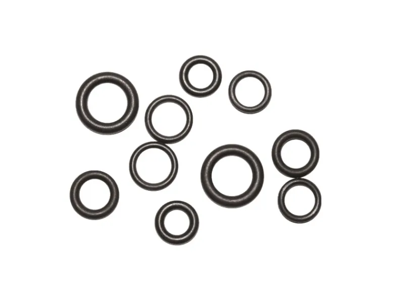 Hot Kirchhoff O-Ring-Sortiment Gummi 5 Größen Schwarz 5 x 2 Stück