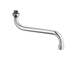 Kirchhoff S-Rohrauslauf mit Mischdüse O-Ring 20 mm (3/4") x 200 mm Chrom< Ersatzteile Küchenarmatur|Zubehör Für Küchenarmatur