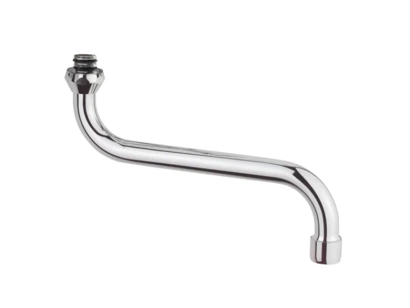 Kirchhoff S-Rohrauslauf mit Mischdüse O-Ring 20 mm (3/4") x 200 mm Chrom< Ersatzteile Küchenarmatur|Zubehör Für Küchenarmatur