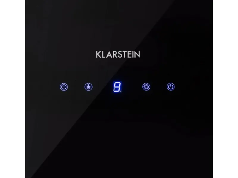 Klarstein Annabelle 60 Dunstabzugshaube Glas 595 m³/h Touch-Armatur< Dunstabzugshauben-Filter