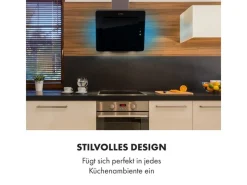 Sale Klarstein Helena 60 Dunstabzugshaube 595 m³/h LED-Display Schwarz