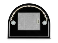 Klarstein Dunstabzugshauben-Filter<Lumio Neo Retro-Dunstabzugshaube 60cm 610m³/h A Edelstahl Schwarz