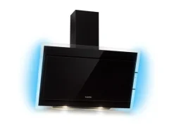 Sale Klarstein Mirage 90 Dunstabzugshaube 550 m³/h Touch-Panel RGB-Ambiente-Licht A++ Schwarz