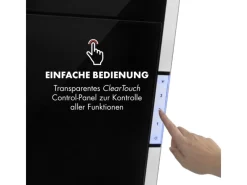Sale Klarstein Mirage 90 Dunstabzugshaube 550 m³/h Touch-Panel RGB-Ambiente-Licht A++ Schwarz