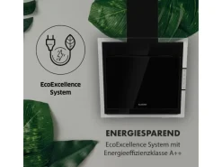 Sale Klarstein Mirage 60 Dunstabzugshaube 550m³/h Touch-Panel RGB-Ambiente-Licht Glas Schwarz