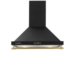 Klarstein Montblanc 60 Dunstabzugshaube 610m³/h 165W 2x1,5W LED Reling Schwarz