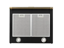 Klarstein Montblanc 60 Dunstabzugshaube 610m³/h 165W 2x1,5W LED Reling Schwarz