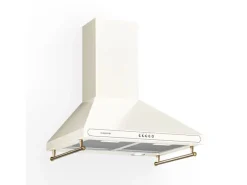 Klarstein Kochfelder<Victoria Dunstabzugshaube 60cm Retro-Design 644,5m³/h 2 LED-Lampen