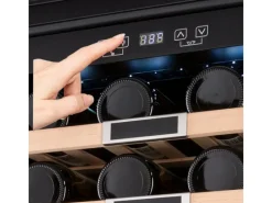 New Klarstein Vinsider 36 Built-In Uno Einbau-Weinkühlschrank 36 Flaschen 92 L Edelstahl