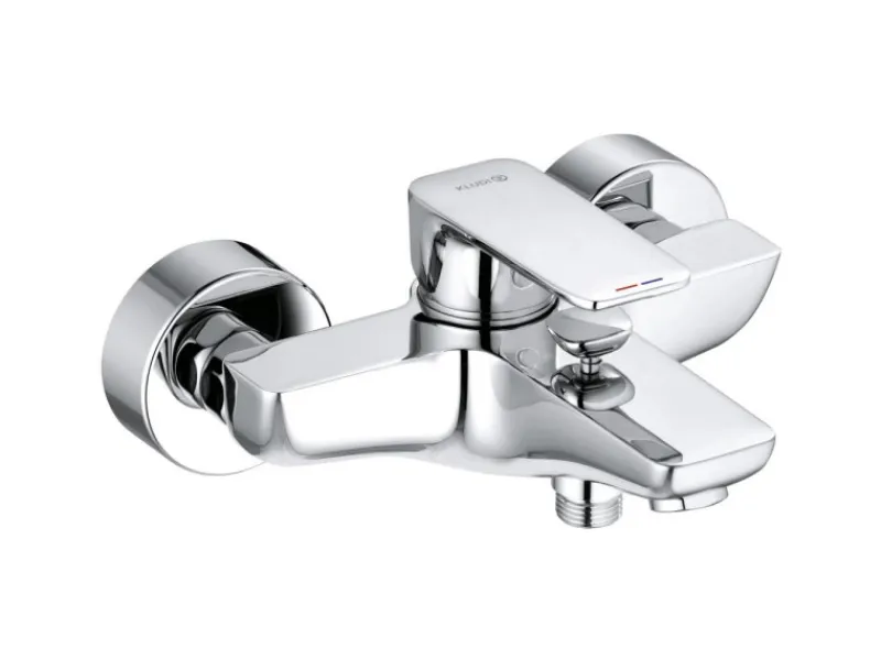 Kludi Einhebelmischer<Wannenfüll- und Brause-Einhandmischer PURE&STYLE in Chrom