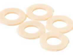KÖRO Zubehör Für Küchenarmatur|Ersatzteile Küchenarmatur<TPE-Ring 10 mm x 18,5 mm x 2 mm mit Lippen für Brauseschlauch 1/2" 5 Stück