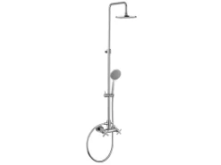 Clearance Kronenbach Duschsäule mit Kopfbrause Ø 22,5 cm Zeta 2.0 in Chrom
