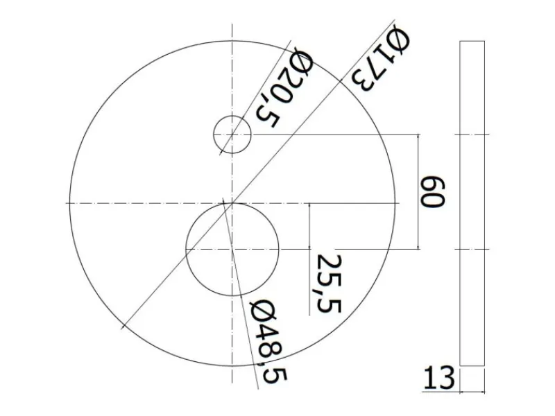 Hot Kronenbach Unterputz-Wannen-Brausearmatur AQA 2.0 in Chrom