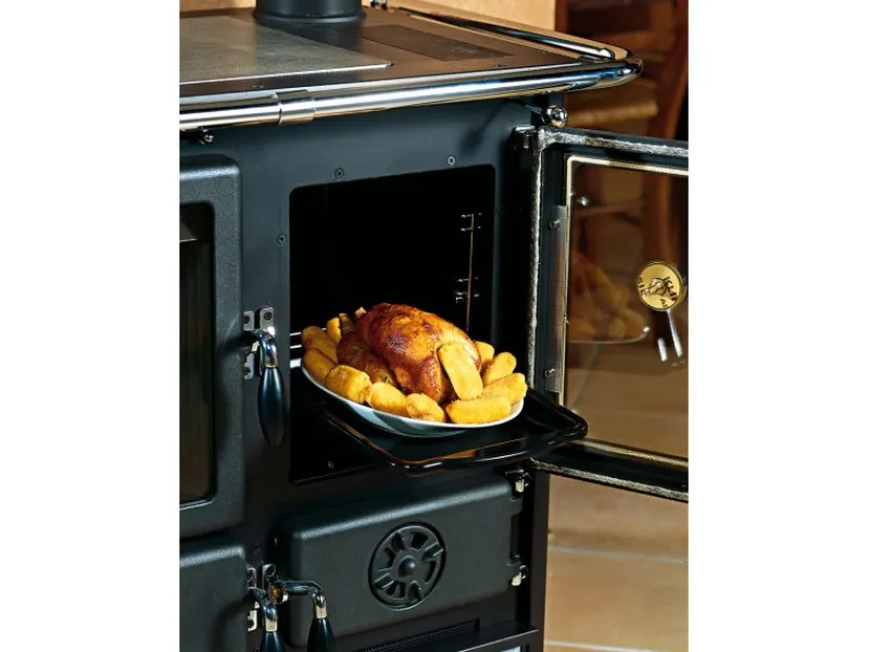 La Nordica Küchenherd Rosetta Kachel Rot 7,2 kW EEK: A+ gratis Anzündpapier< Herde