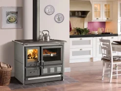 Hot La Nordica Küchenofen Ros Stahl Grau 11 kW