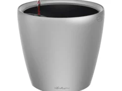 Lechuza ® Pflanzgefäß Classico Premium LS Ø 35 cm x 32 cm metallic< Töpfe