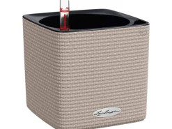 Discount Lechuza ® Pflanzgefäß Cube Color 14 cm x 14 cm x 14 cm Sand Braun
