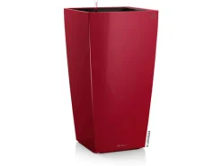 Hot Lechuza ® Pflanzgefäß Cubico Premium 30 Scarlet hochglanz 30 cm x 30 cm Rot