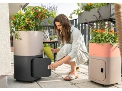 Lechuza Töpfe<® Pflanzgefäß Pila Color Planter 35 cm x 35 cm x 33 cm Licht