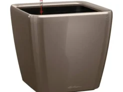 Lechuza Töpfe<® Pflanzgefäß Quadro Premium LS 43 cm x 43 cm x 40 cm hochglanz