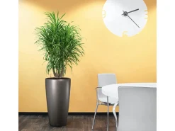 Lechuza ® Pflanzgefäß Rondo Premium Ø 32 cm x 56 cm metallic< Töpfe